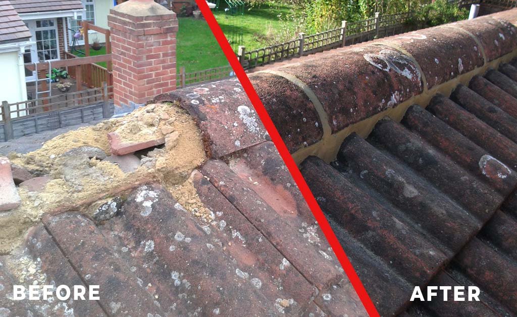 Roof Ridge Tile Repointing Waringstown Banner